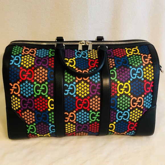 ๐New Gucci Psychedelic Duffle Bag Carry On - Picture 4 of 16